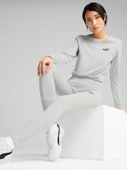 Puma Grey Womens Essentials Small No. 1 Logo Leggings - Image 3 of 3