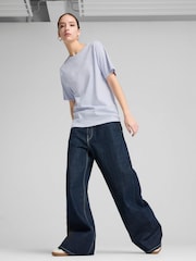 Puma Blue Womens ESS Relaxed T-Shirt - Image 1 of 5
