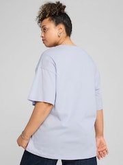 Puma Blue Womens ESS Relaxed T-Shirt - Image 2 of 5