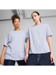 Puma Blue Womens ESS Relaxed T-Shirt - Image 5 of 5