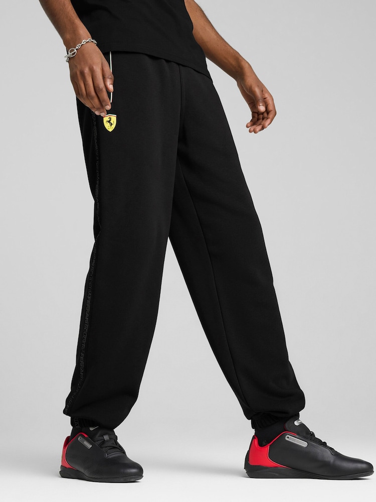 Puma Black Mens Scuderia Ferrari Race Joggers - Image 1 of 7