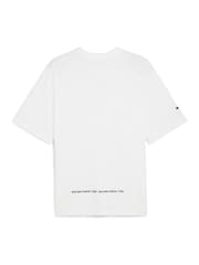 Puma White Mens F1 Graphic Raglan T-Shirt - Image 3 of 3