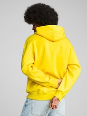 Puma Yellow Mens Scuderia Ferrari Race Big Shield Hoodie - Image 3 of 7