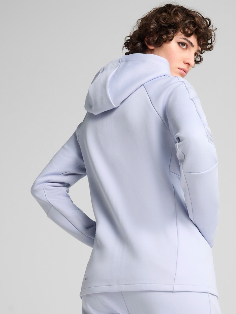 Puma Blue Womens Evostripe Full Zip Hoodie - Image 2 of 7