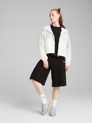 Puma White Womens Oversized Wardrobe Wind Jacket - Image 2 of 7