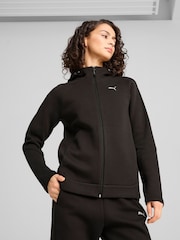 Zwart - Puma Womens Evostripe Full Zip Hoodie - Image 1 of 1