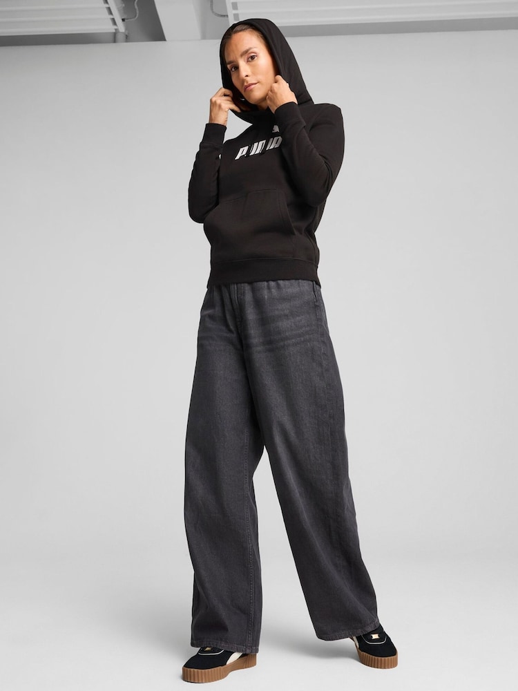 Puma Black Womens ESS No. 1 Logo Hoodie - Image 3 of 3
