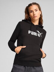أسود - Puma Womens ESS No. 1 Logo Hoodie - صورة 4 من 6