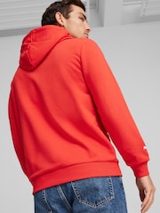 Puma Red Mens F1 Essentials Motorsport Logo Hoodie - Image 3 of 5