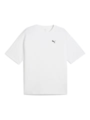 Puma White Mens WARDROBE ESS Boxy T-Shirt - Image 4 of 5