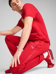 Puma Red Mens Scuderia Ferrari Race Joggers - Image 3 of 5