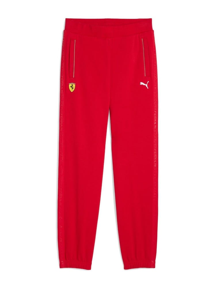 Puma Red Mens Scuderia Ferrari Race Joggers - Image 4 of 5