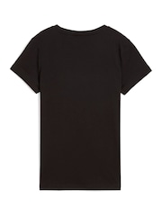 Puma Black Womens ESS Small No. 1 Logo T-Shirt - Image 5 of 5