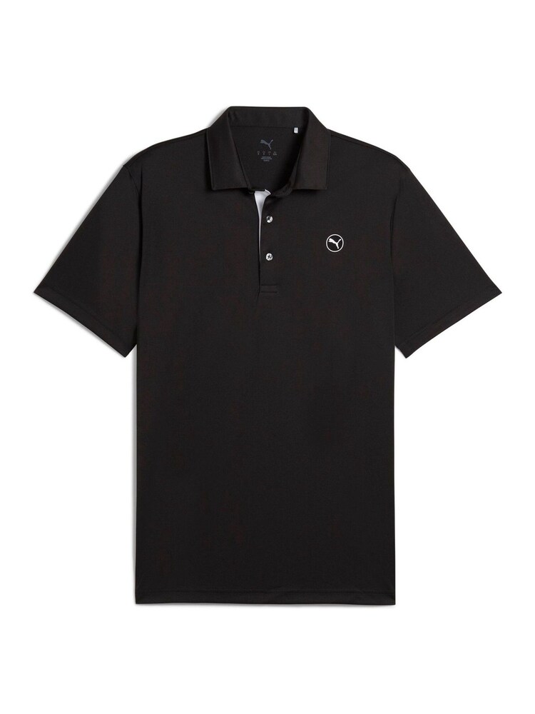 رمادي داكن مائل للأسود - Puma Mens Pure 2.0 Golf Polo Shirt - صورة 1 من 1