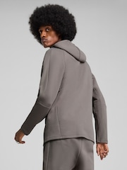 Puma Grey Mens Evostripe Full Zip Hoodie - Image 2 of 7
