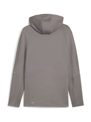 Puma Grey Mens Evostripe Full Zip Hoodie - Image 7 of 7