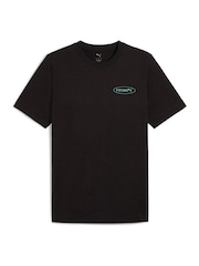 Schwarz - Puma Mens Graphics 3 Circles T-Shirt - Bild 2 von 3