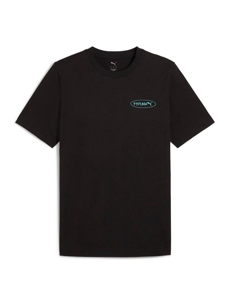 Schwarz - Puma Mens Graphics 3 Circles T-Shirt - Bild 2 von 3