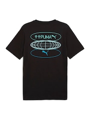 Schwarz - Puma Mens Graphics 3 Circles T-Shirt - Bild 3 von 3