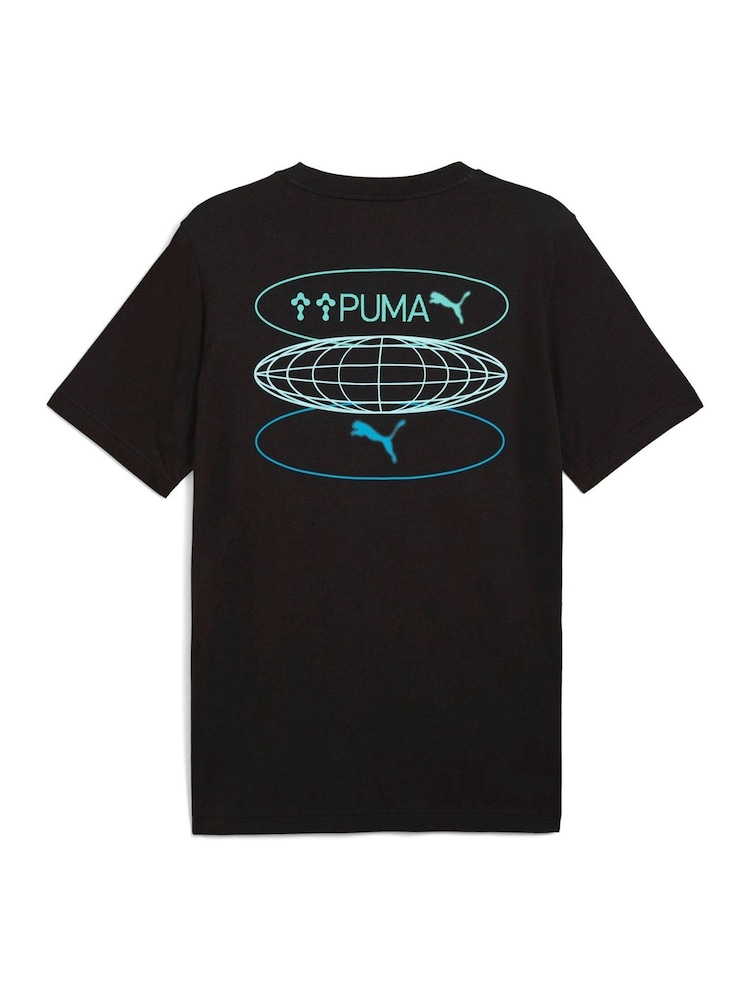 Schwarz - Puma Mens Graphics 3 Circles T-Shirt - Bild 3 von 3