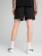 Puma Black Mens Wardrobe Essentials 6" Relaxed Cargo Shorts - Image 2 of 5