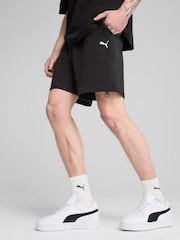 Puma Black Mens Wardrobe Essentials 7" Relaxed Shorts - Image 1 of 5