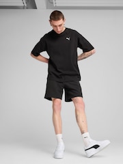 Puma Black Mens Wardrobe Essentials 7" Relaxed Shorts - Image 3 of 5