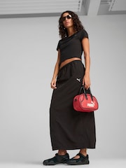 Puma Black Womens Wardrobe Essentials Woven Maxi Skirt - Image 1 of 3