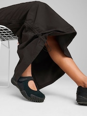 Puma Black Womens Wardrobe Essentials Woven Maxi Skirt - Image 3 of 3