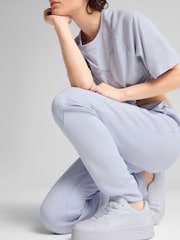 Puma Purple Womens Evostripe Joggers - Image 4 of 7