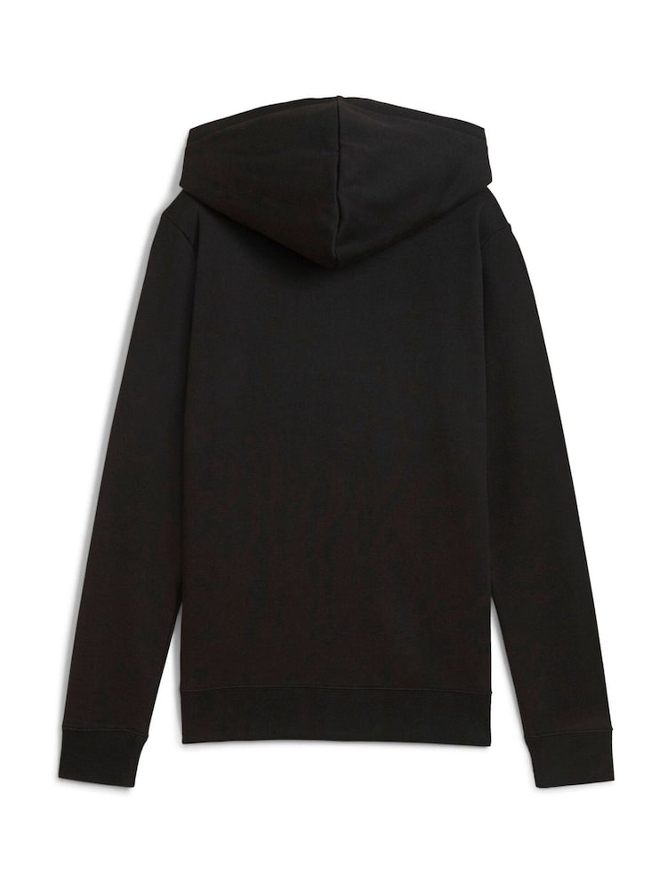 Puma Black Womens Essentials Full Zip Hoodie Hooded Sweat Jacket - Image 7 of 7 Puma Black Womens Essentials Full Zip Hoodie Hooded Sweat Jacket - Image 7 of 7