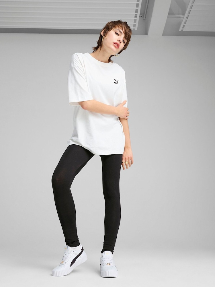 Puma Black Womens Essentials Small No. 1 Logo Leggings - Image 3 of 3