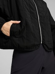 Puma Black Womens WARDROBE ESS Relaxed Reversible Liner Jacket - Image 5 of 7