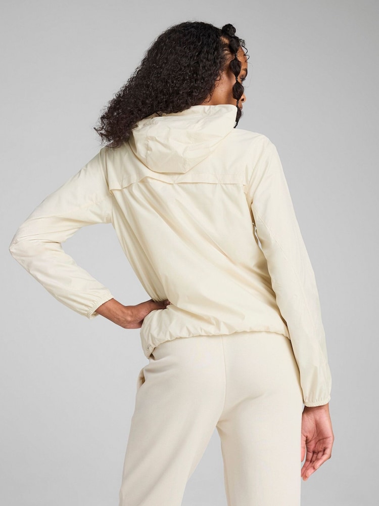 Puma White Womens Essentials Regular Windbreaker Jacket - Image 2 of 5