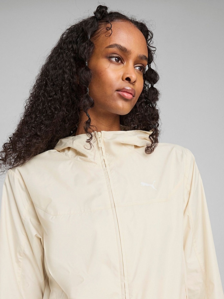 Valkoinen - Puma Womens Essentials Normaali lahje Tuulitakki Takki - Kuva 3 / 3