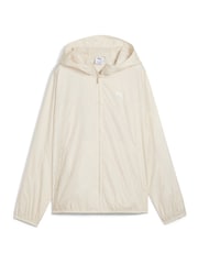 Puma White Womens Essentials Regular Windbreaker Jacket - Image 4 of 5