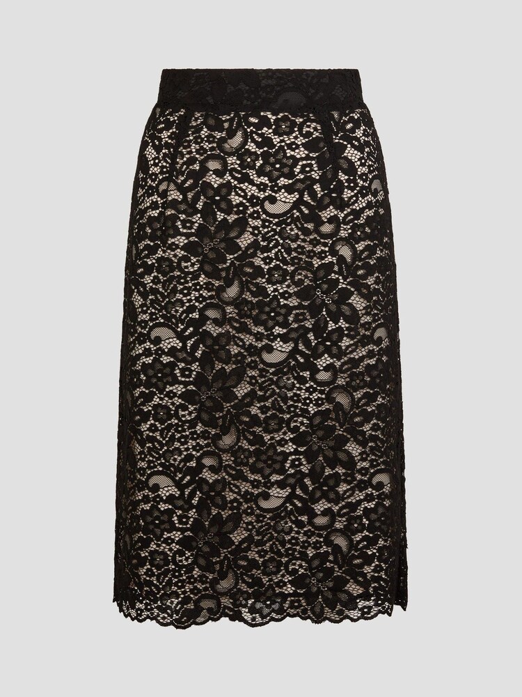 Monsoon Black Ria Lace Pencil Skirt - Image 6 of 6 Monsoon Black Ria Lace Pencil Skirt - Image 6 of 6