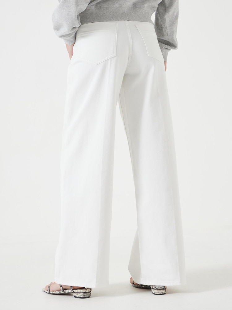 Hush White Nessa Wide Leg Jeans - Image 3 of 6