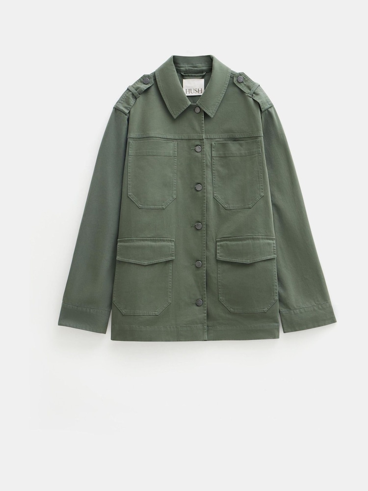 Hush Green Utility Jacket - Image 6 of 6