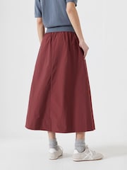 Hush Red Aya Pull On Midi Skirt - Image 3 of 5