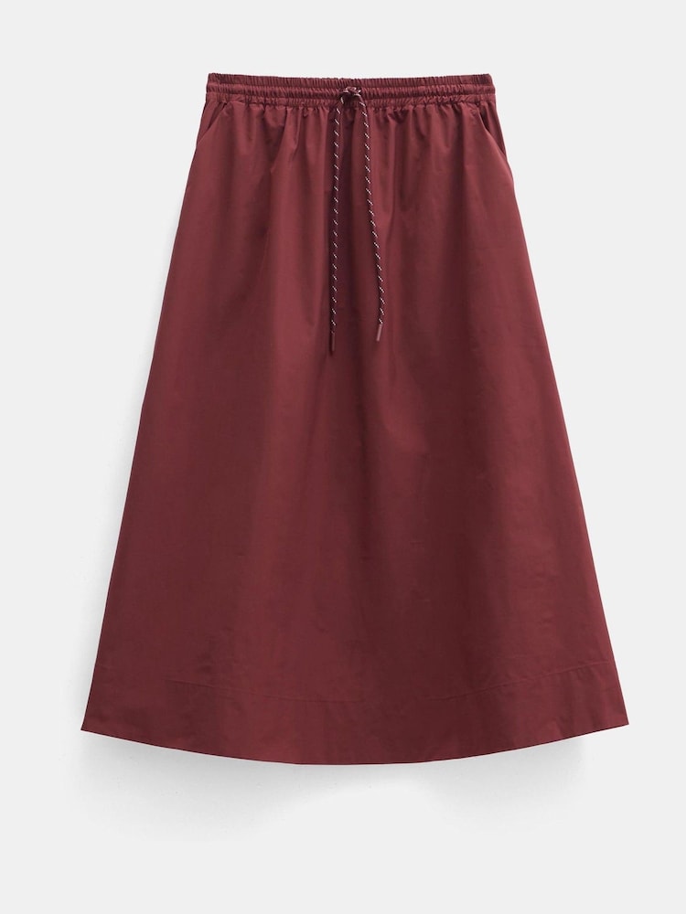 Hush Red Aya Pull On Midi Skirt - Image 5 of 5