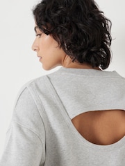 Hush Grey Back Detail 100% Cotton Sweatshirt - Image 5 of 6