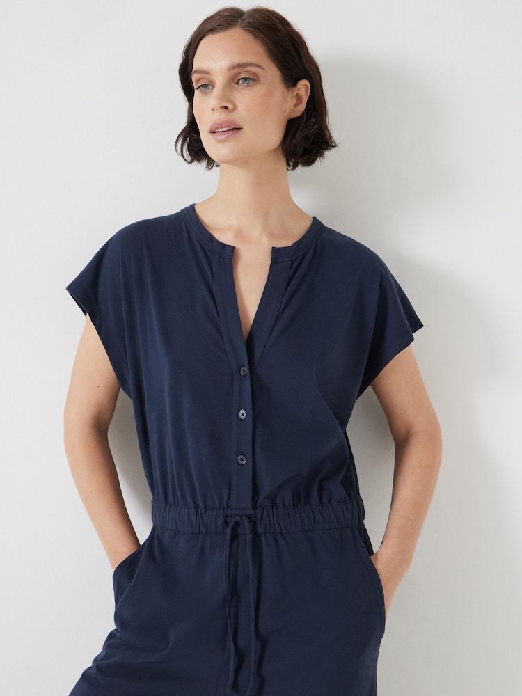 Hush Blue Kendall Jersey 100% Cotton Jumpsuit - Image 2 of 5