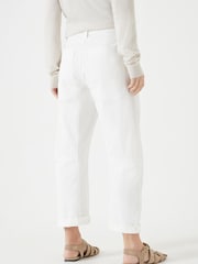 Hush Cream Cordi Barrel Leg Trousera - Image 2 of 5