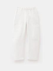 Hush Cream Cordi Barrel Leg Trousera - Image 5 of 5