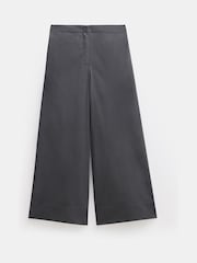 Hush Black Paper Chino Wide Leg 100% Cotton Trousers - Image 5 of 5