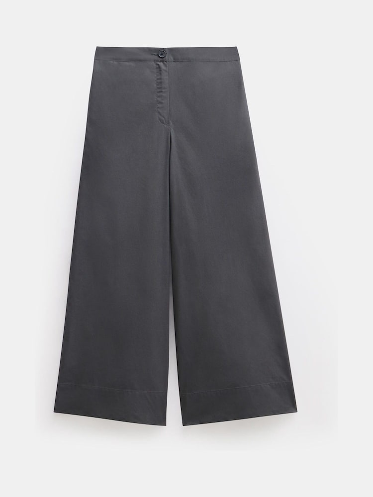 Hush Black Paper Chino Wide Leg 100% Cotton Trousers - Image 5 of 5
