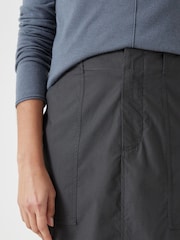 Hush Black Paper Column 100% Cotton Midi Skirt - Image 4 of 5