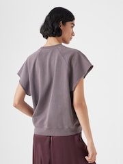 Hush Brown Leonie Short Sleeve 100% Cotton T-Shirt - Image 3 of 5