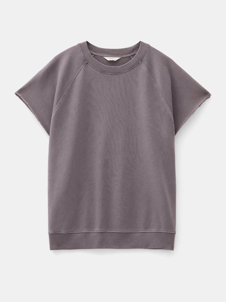 Hush Brown Leonie Short Sleeve 100% Cotton T-Shirt - Image 5 of 5